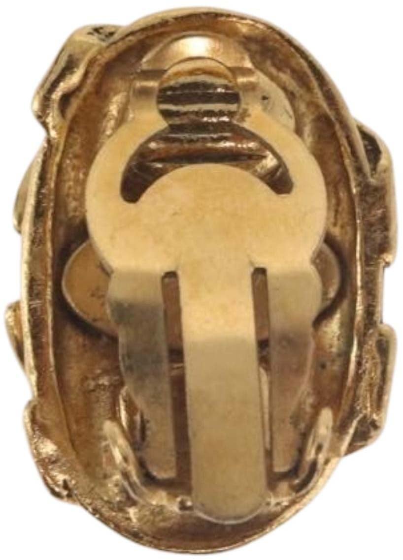 Chanel CC Clip On Metal Goud