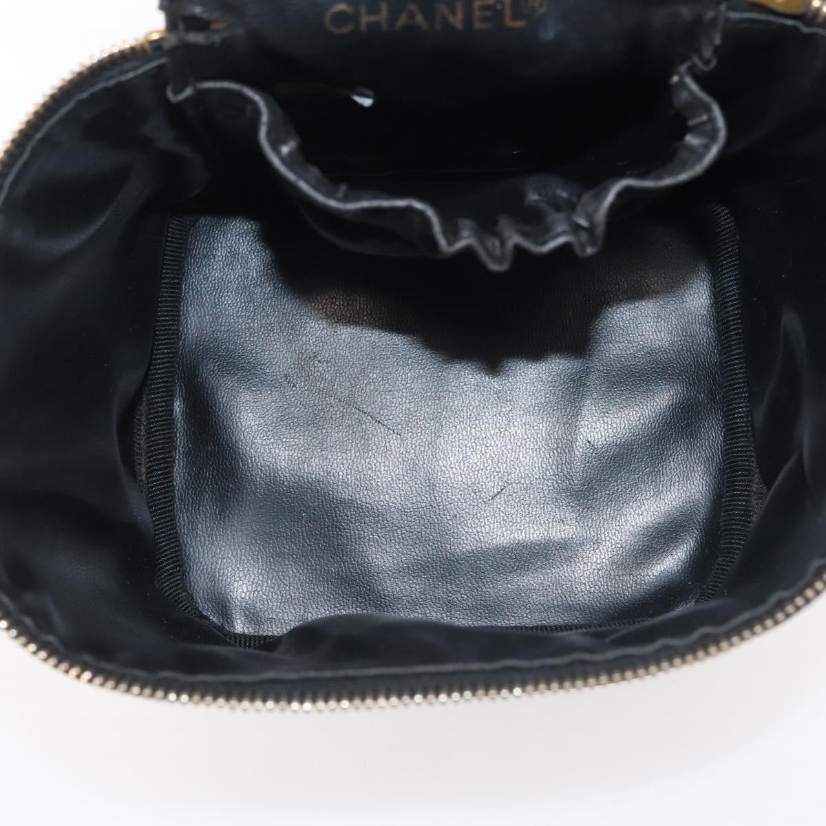 Chanel Chanel Vanity pouch Leather Zwart