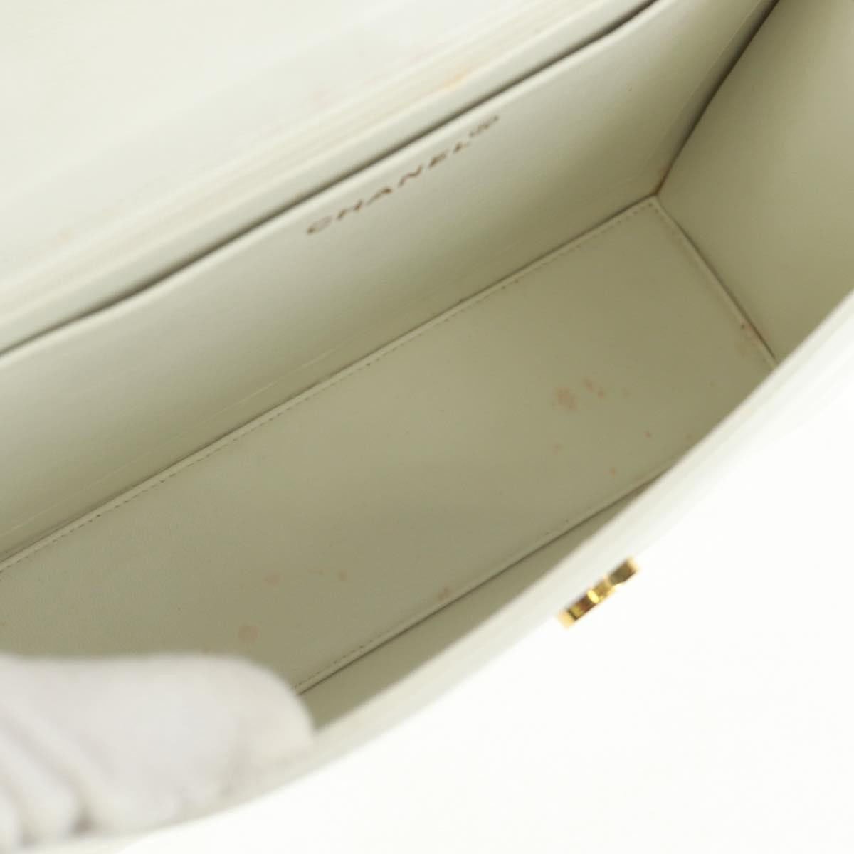 Chanel Chanel CC Chain Shoulder Bag Leather Wit