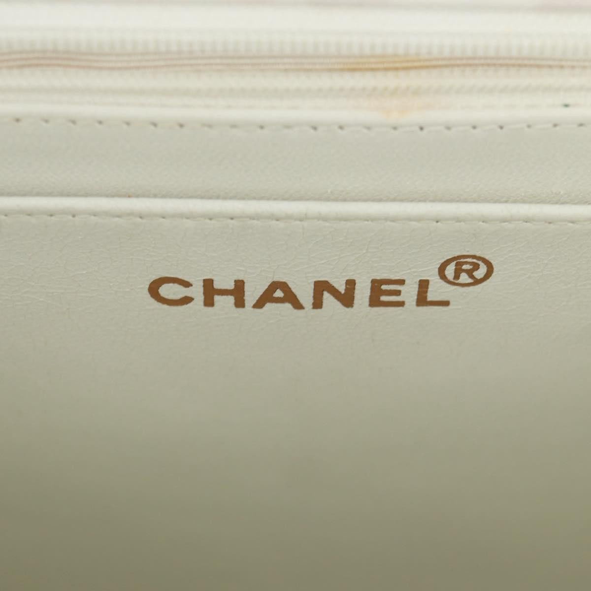 Chanel Chanel CC Chain Shoulder Bag Leather Wit