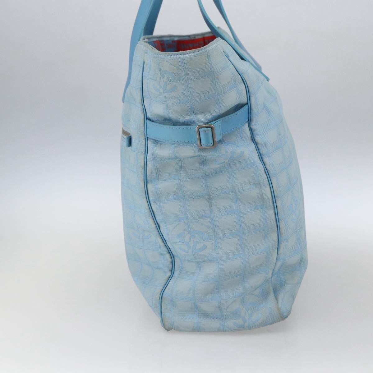 Chanel Chanel Travel Line Tote Nylon XL Blauw