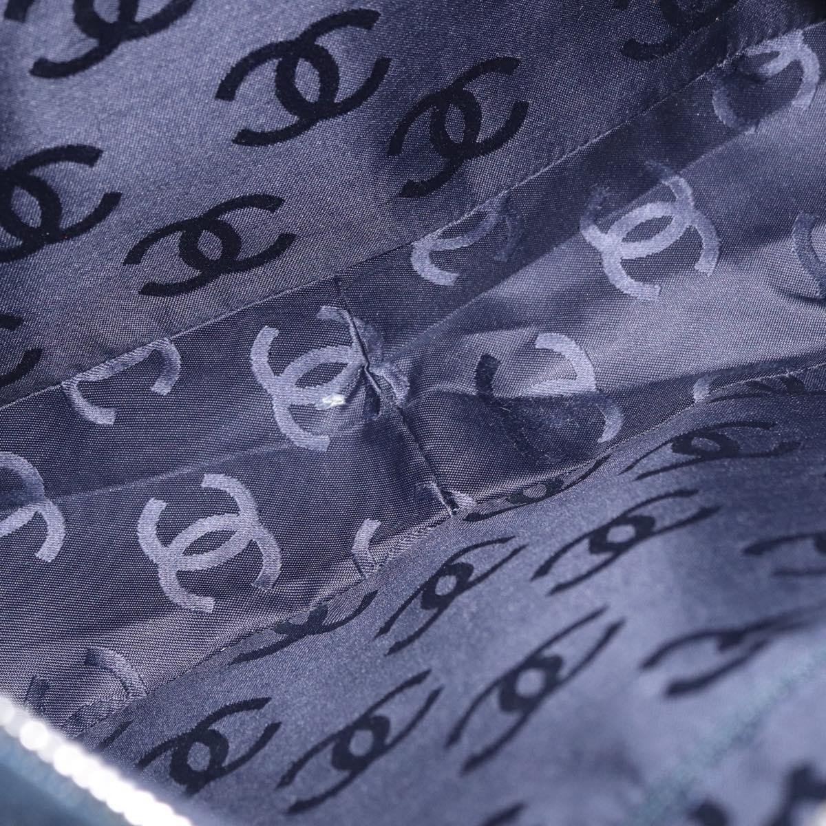 Chanel CC Shoulder Bag Denim Blauw