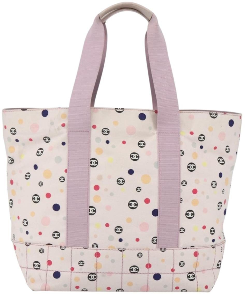 Chanel Chanel Vintage Tote Canvas Roze