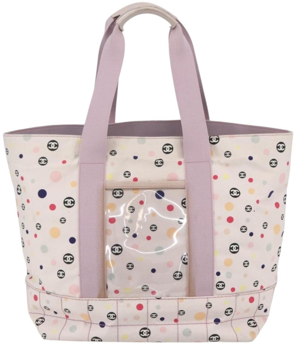 Chanel Chanel Vintage Tote Canvas Roze