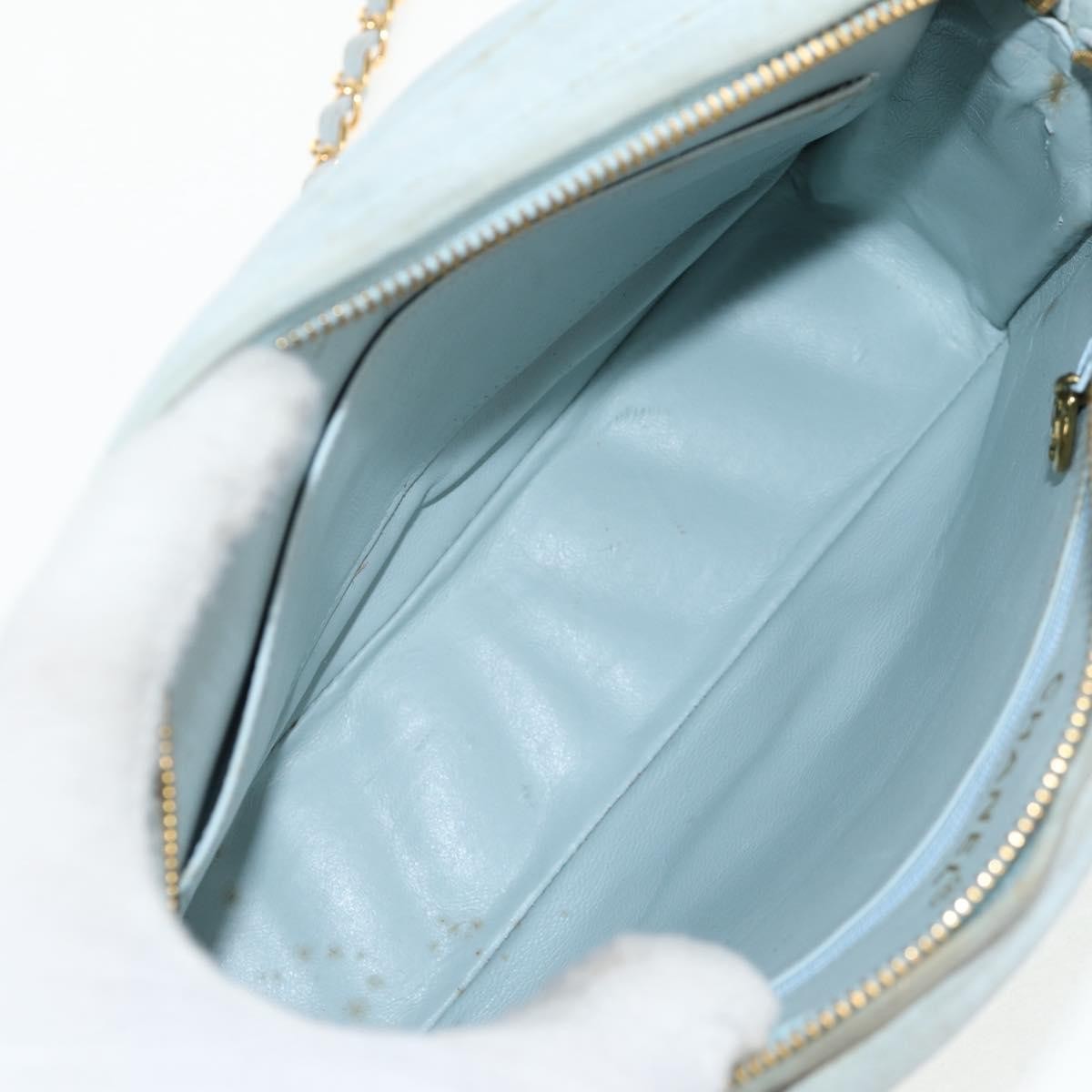 Chanel Chanel Vintage Camera bag Suede Blauw