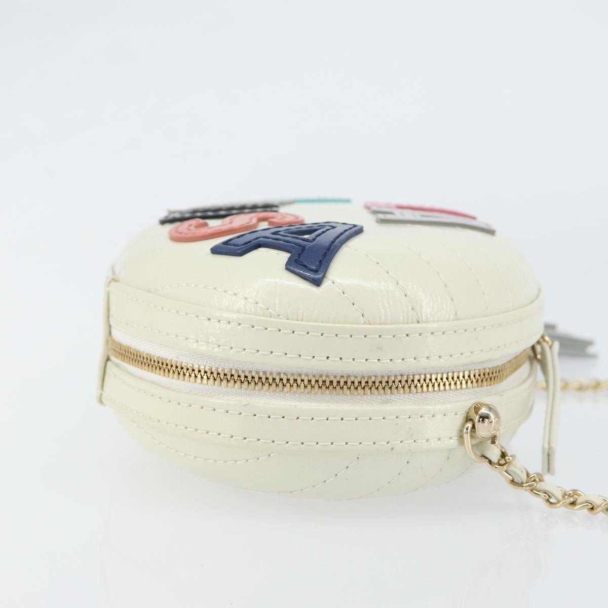 Chanel La Pausa Evening Chevron Lambskin with Applique Wit