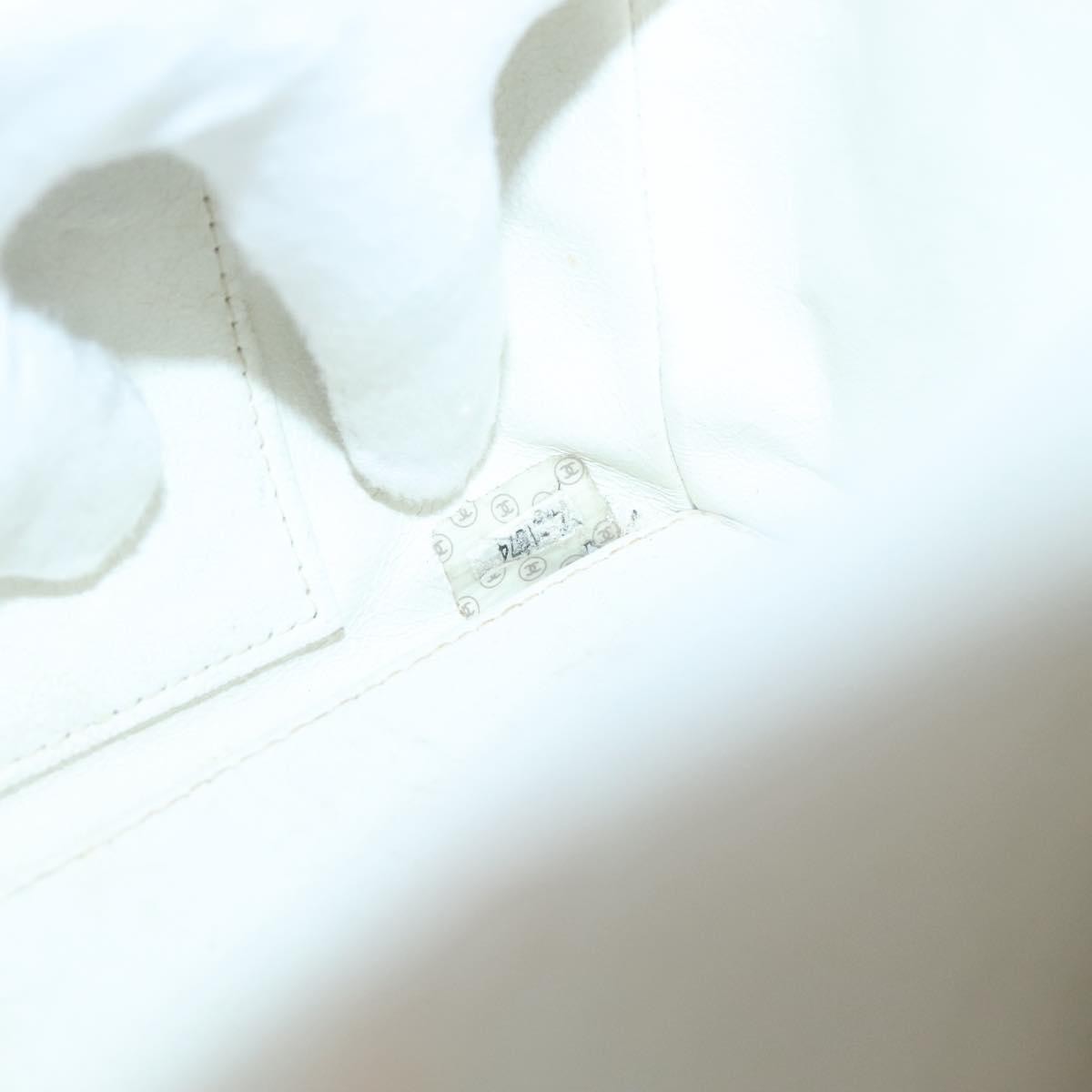 Chanel Chanel Vintage Grand Shopping Tote Quilted Caviar Wit