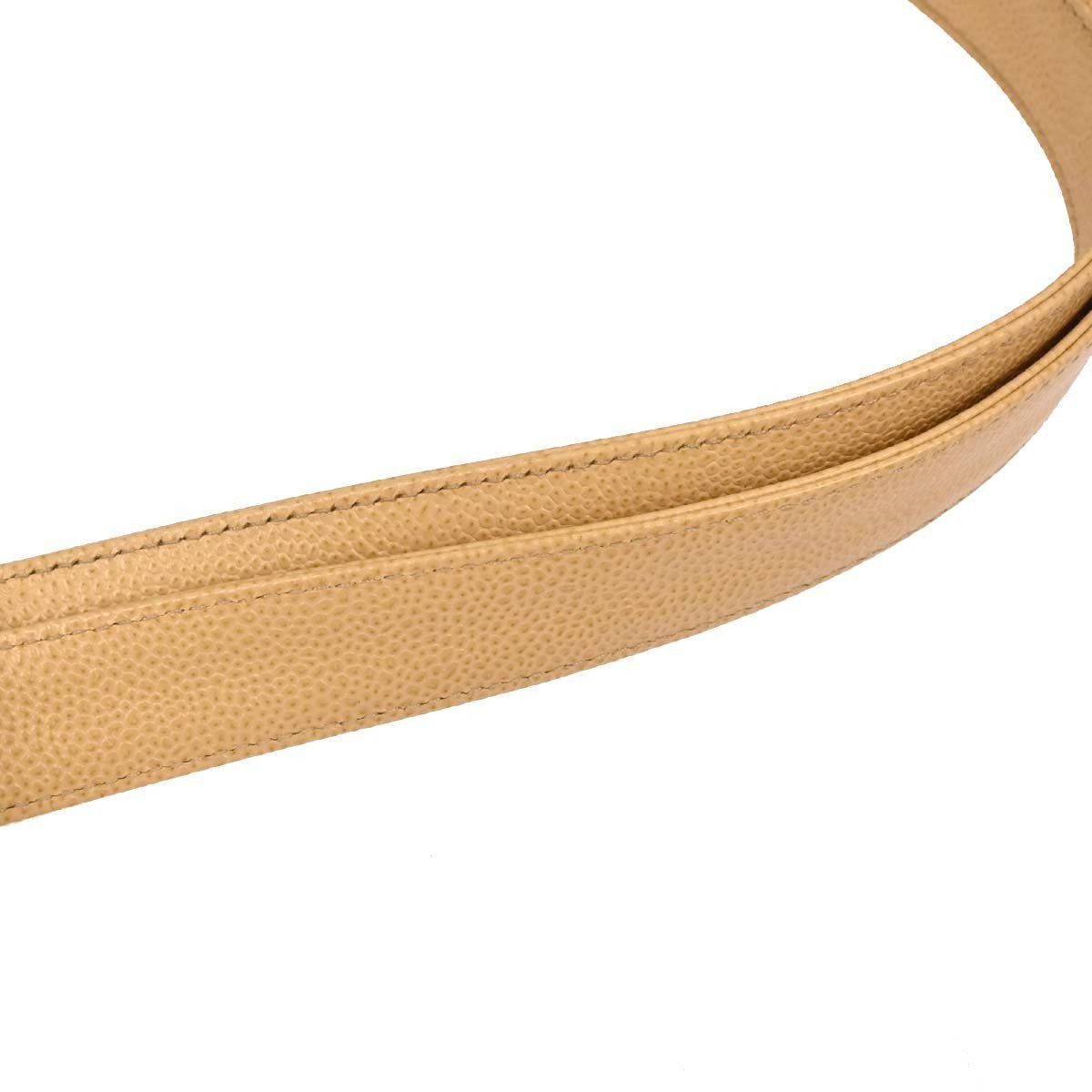 Chanel Chanel Vintage Zipped Chain Tote Caviar Medium Beige