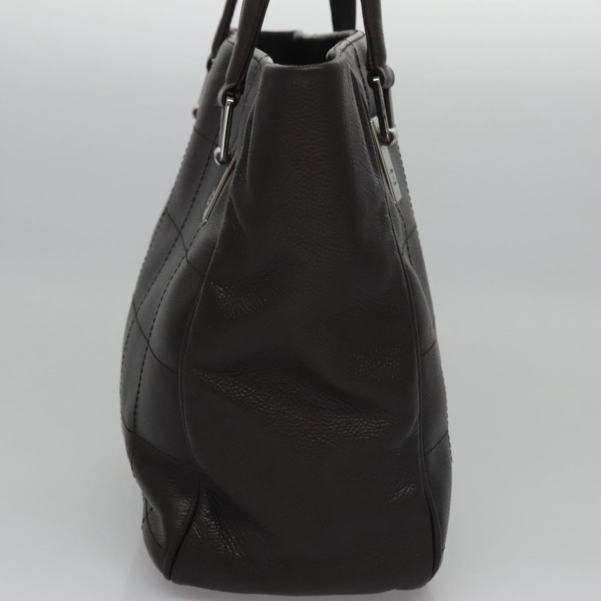 Chanel Chanel Chocolate Bar Coco Mark handbag Caviar skin Bruin