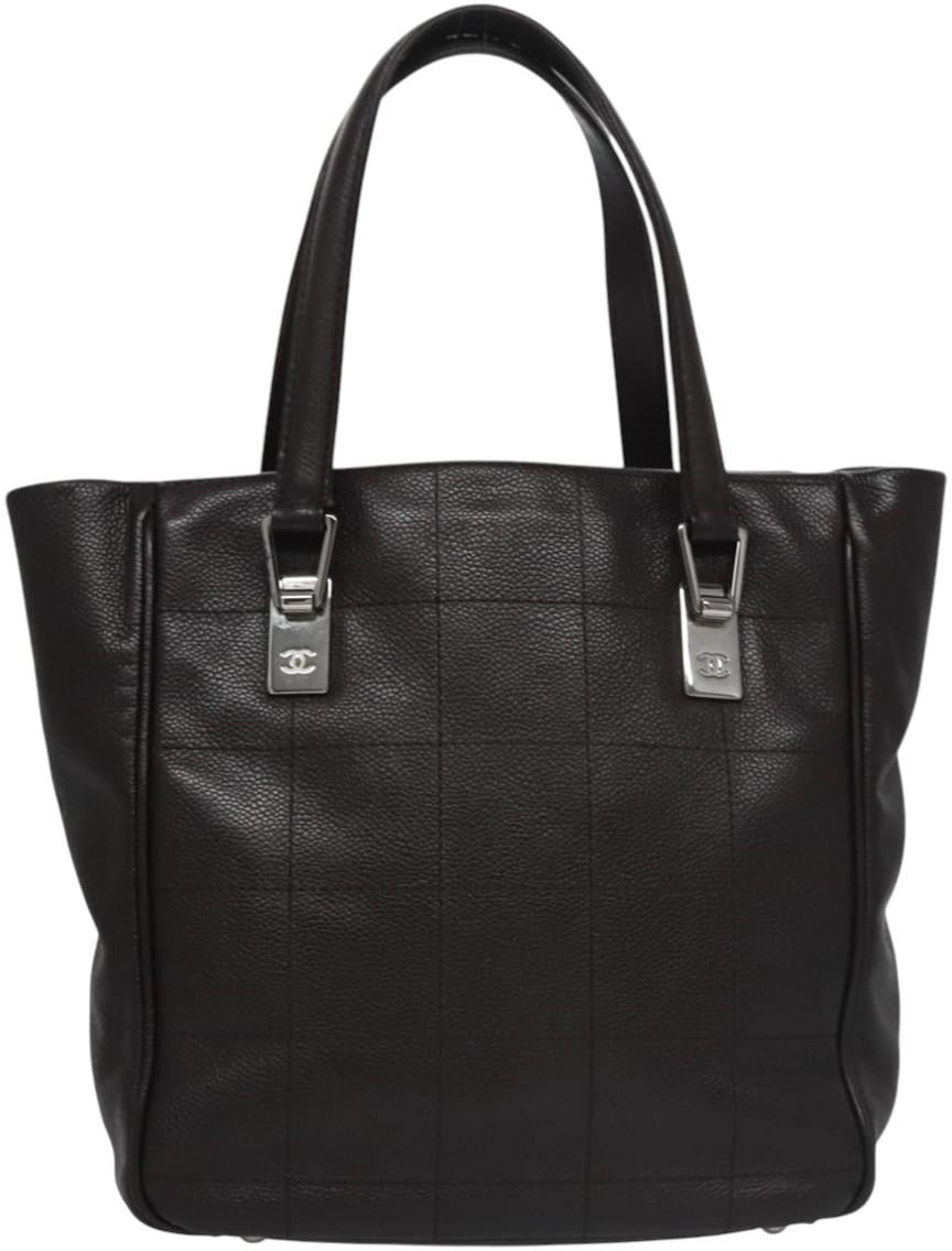 Chanel Chanel Chocolate Bar Coco Mark handbag Caviar skin Bruin