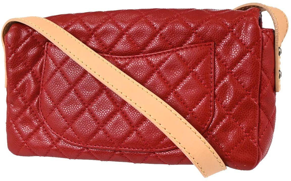 Chanel Reissue 2.55 Belt Quilted Aged Calfskin Rood