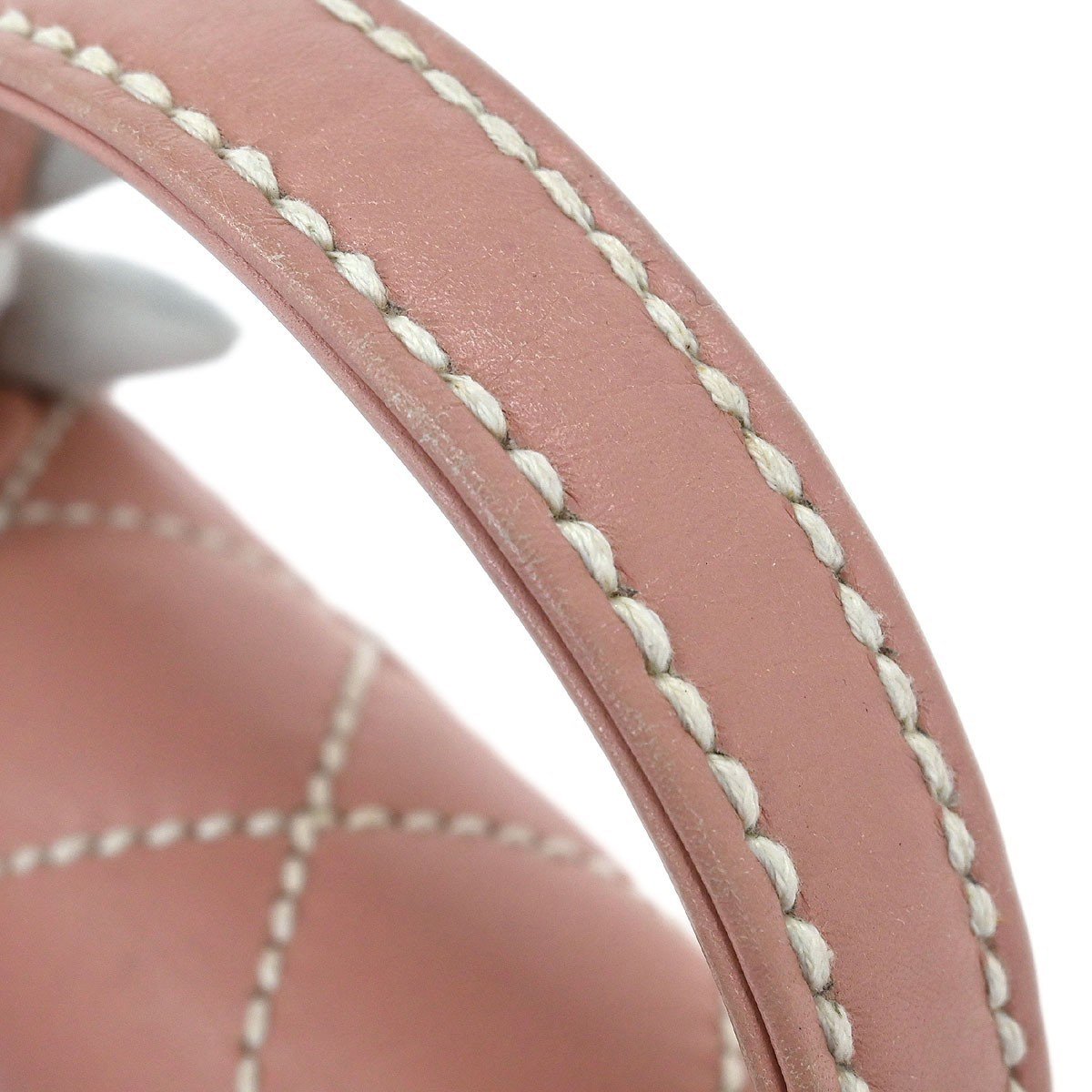 Chanel Chanel Wild Stitch Handbag Leather Roze