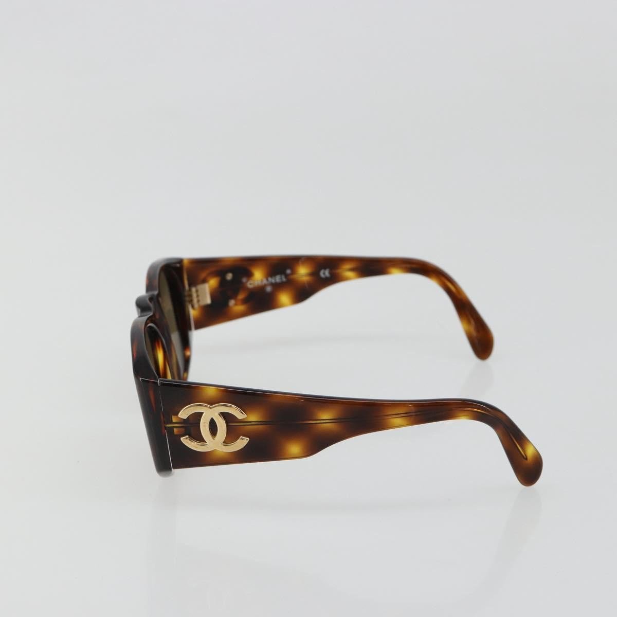 Chanel Coco mark barette Gold plated Bruin