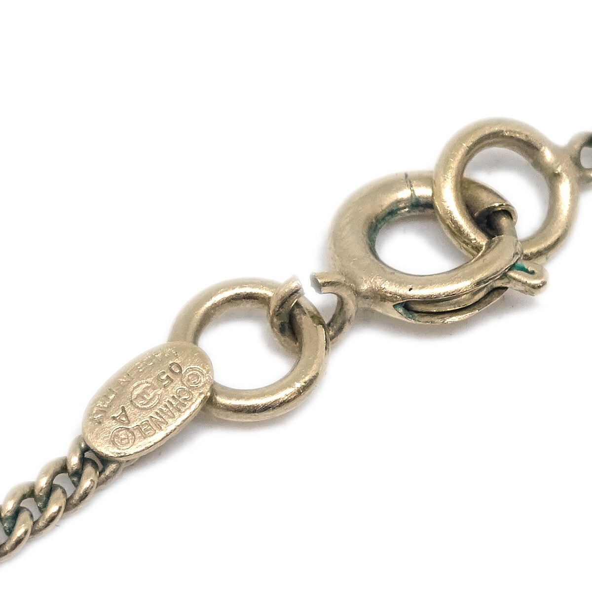 Chanel Chanel CC Bow Necklace Gold-plated with Artificial pearl Goud