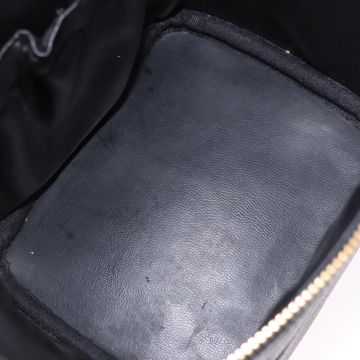 Chanel Vintage Timeless Vanity Case Caviar Tall Zwart