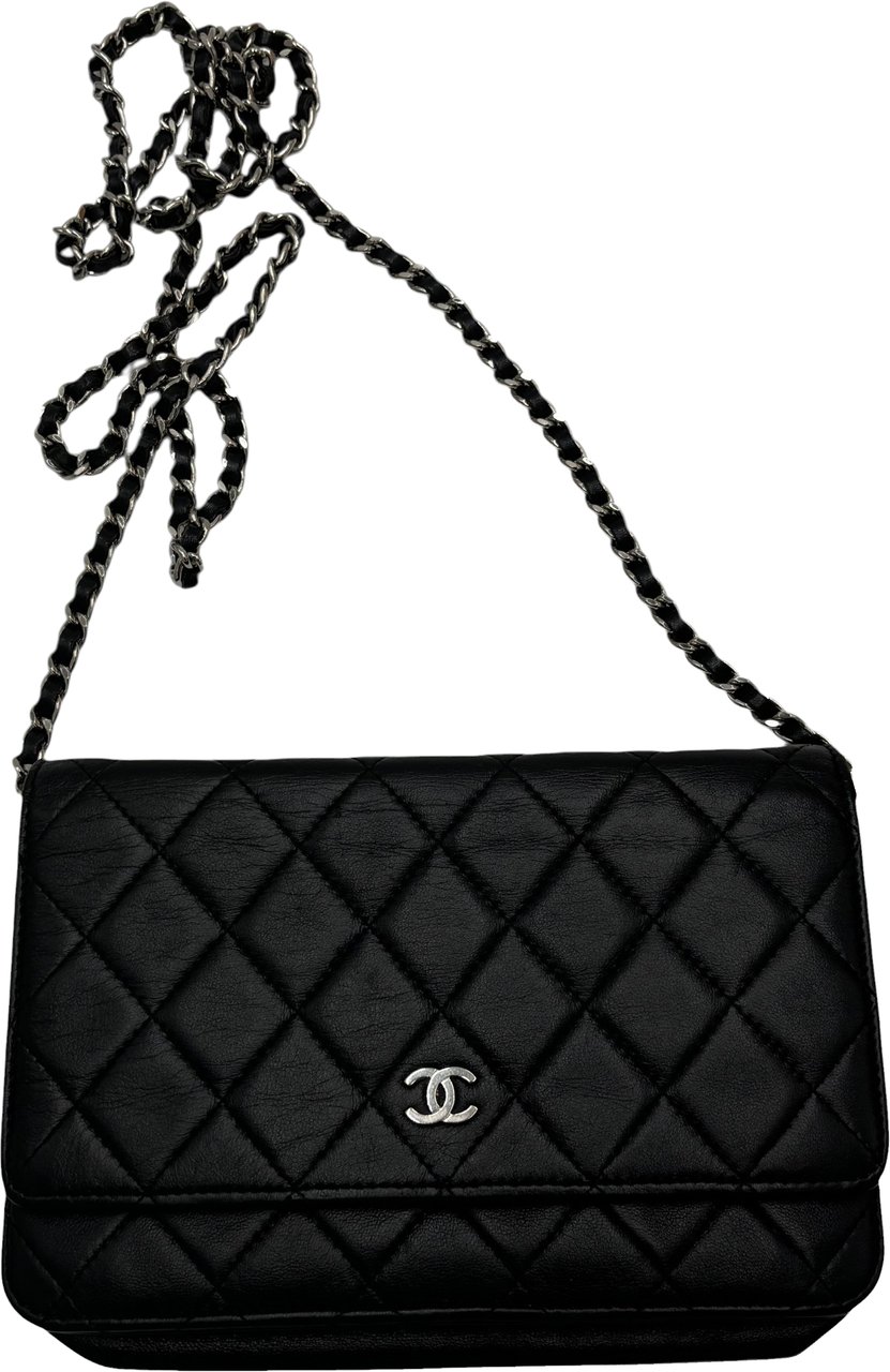 Chanel Trendy CC Wallet on Chain NM Quilted Lambskin Zwart