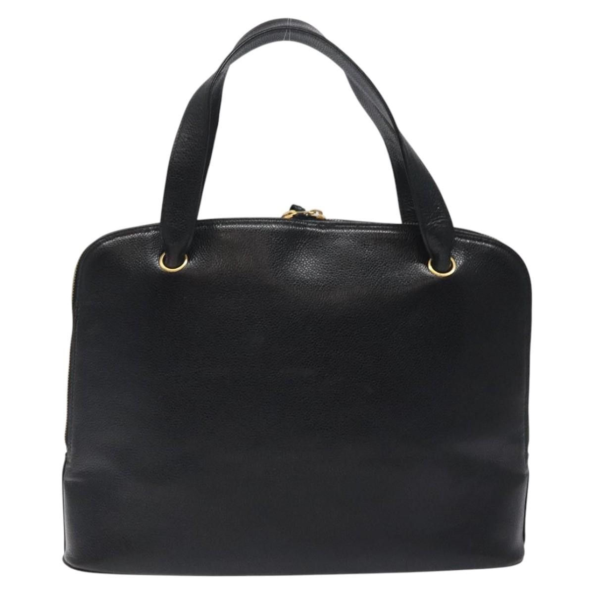 Chanel Chanel Coco Mark Black cakfskin Zwart