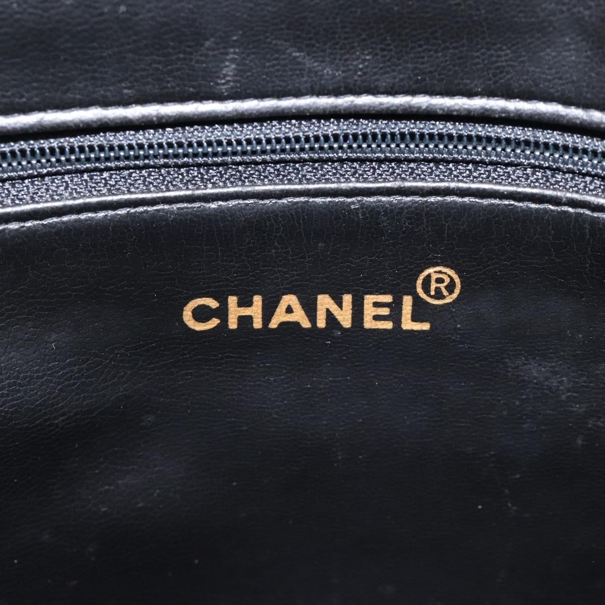 Chanel Chanel Coco Mark Black cakfskin Zwart