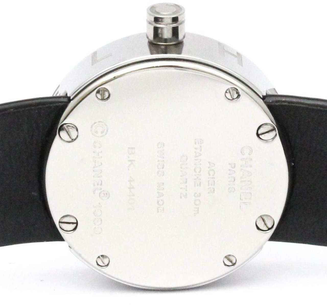 Chanel La Ronde Quartz Watch Stainless Steel and Patent 29 Divers