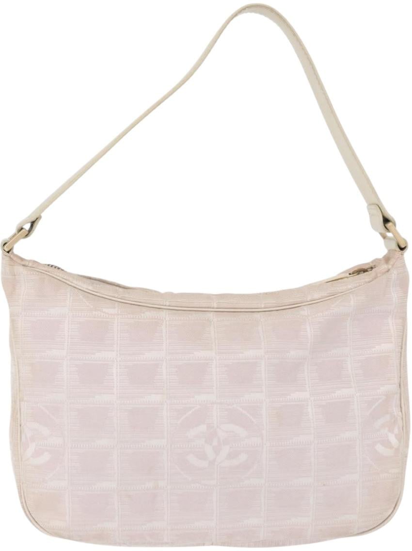 Chanel Chanel Travel Line Zip Hobo Nylon Small Roze