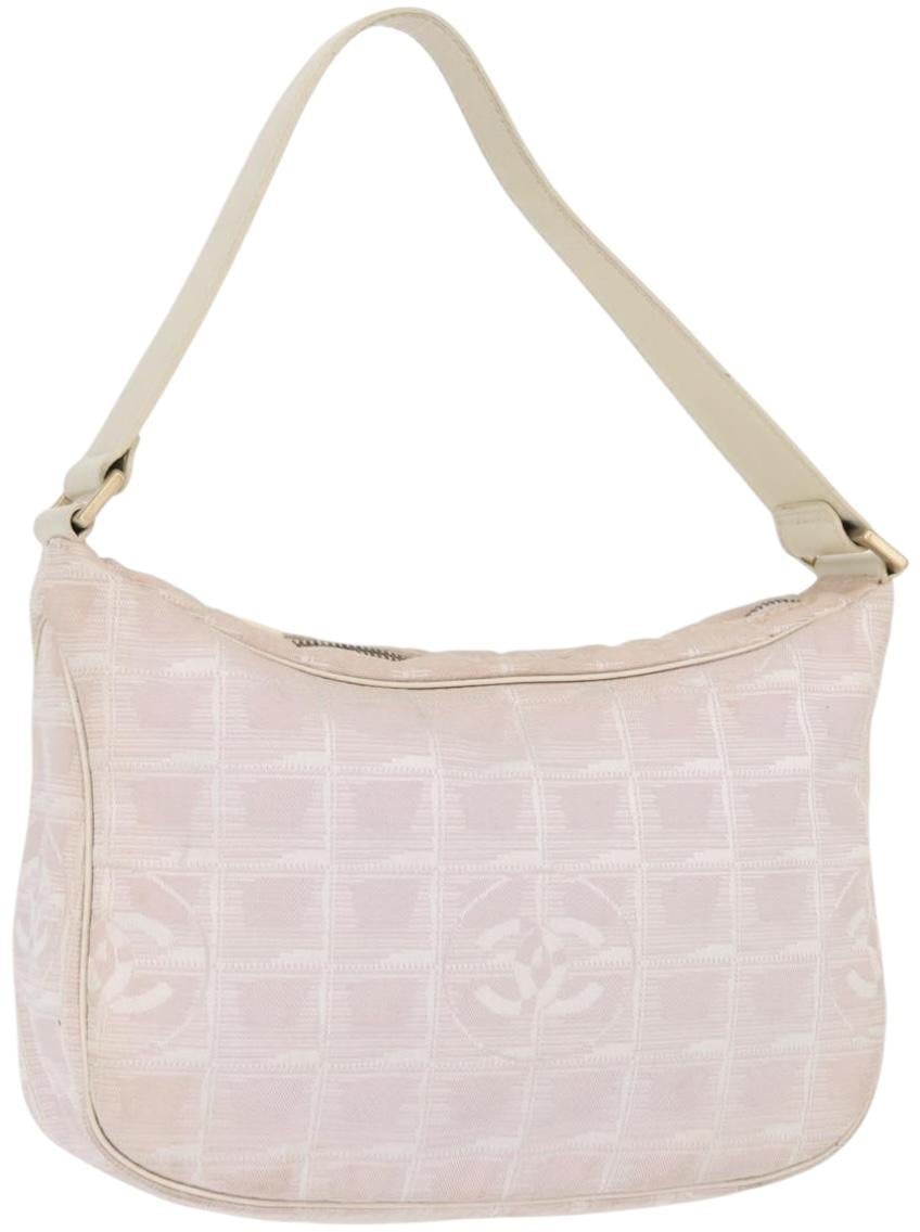 Chanel Chanel Travel Line Zip Hobo Nylon Small Roze