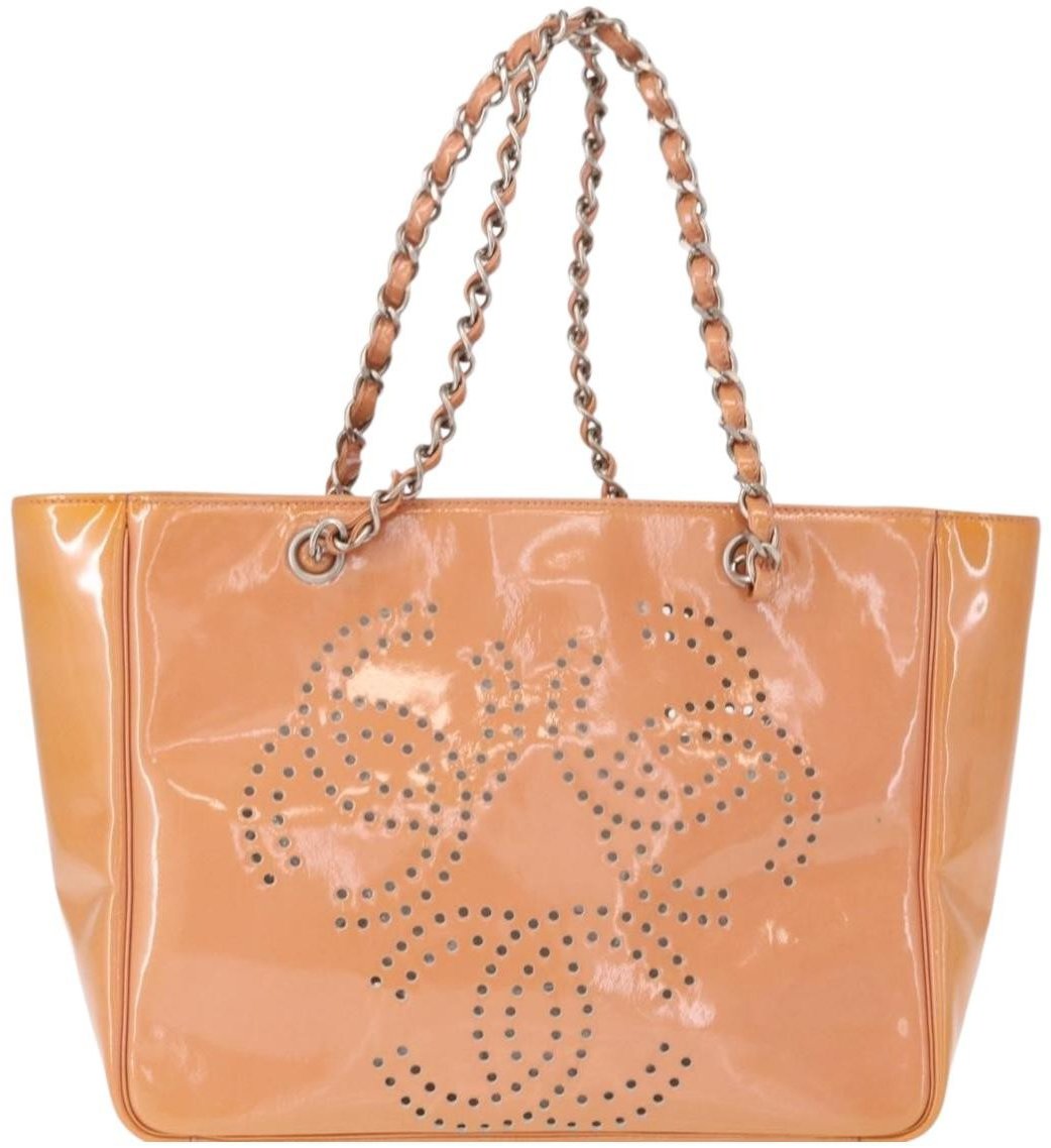 Chanel Chanel Triple CC Tote Patent Medium Roze