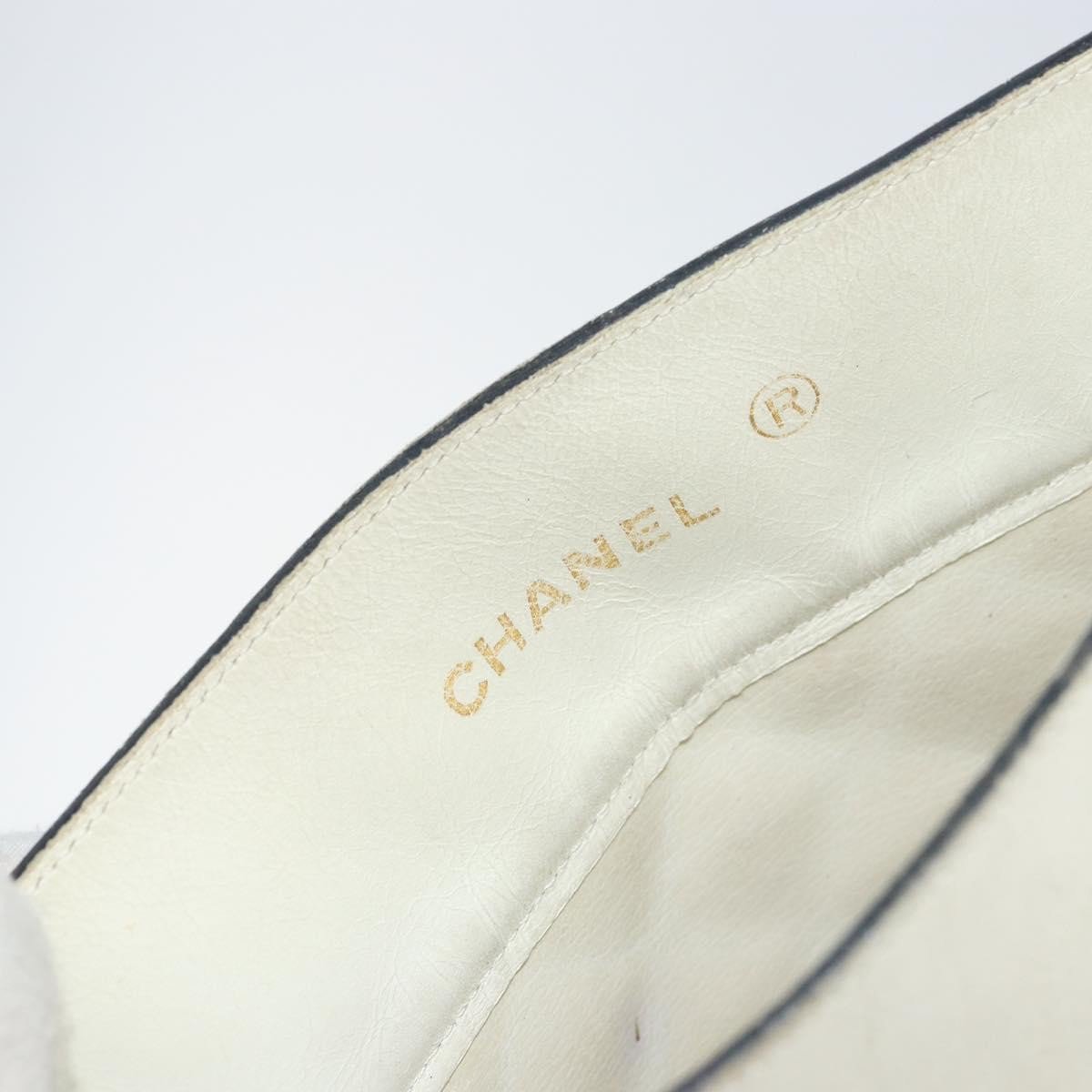 Chanel Matelasse Chain Shoulder Bag Leather Wit