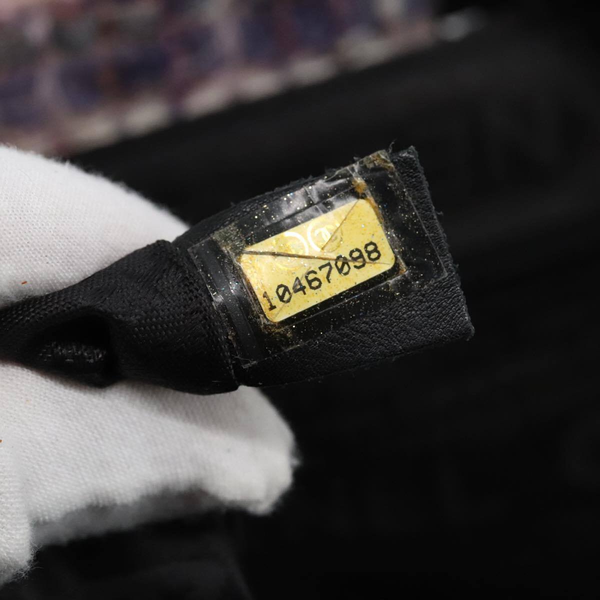 Chanel Chanel Camellia chain bag Canvas Paars