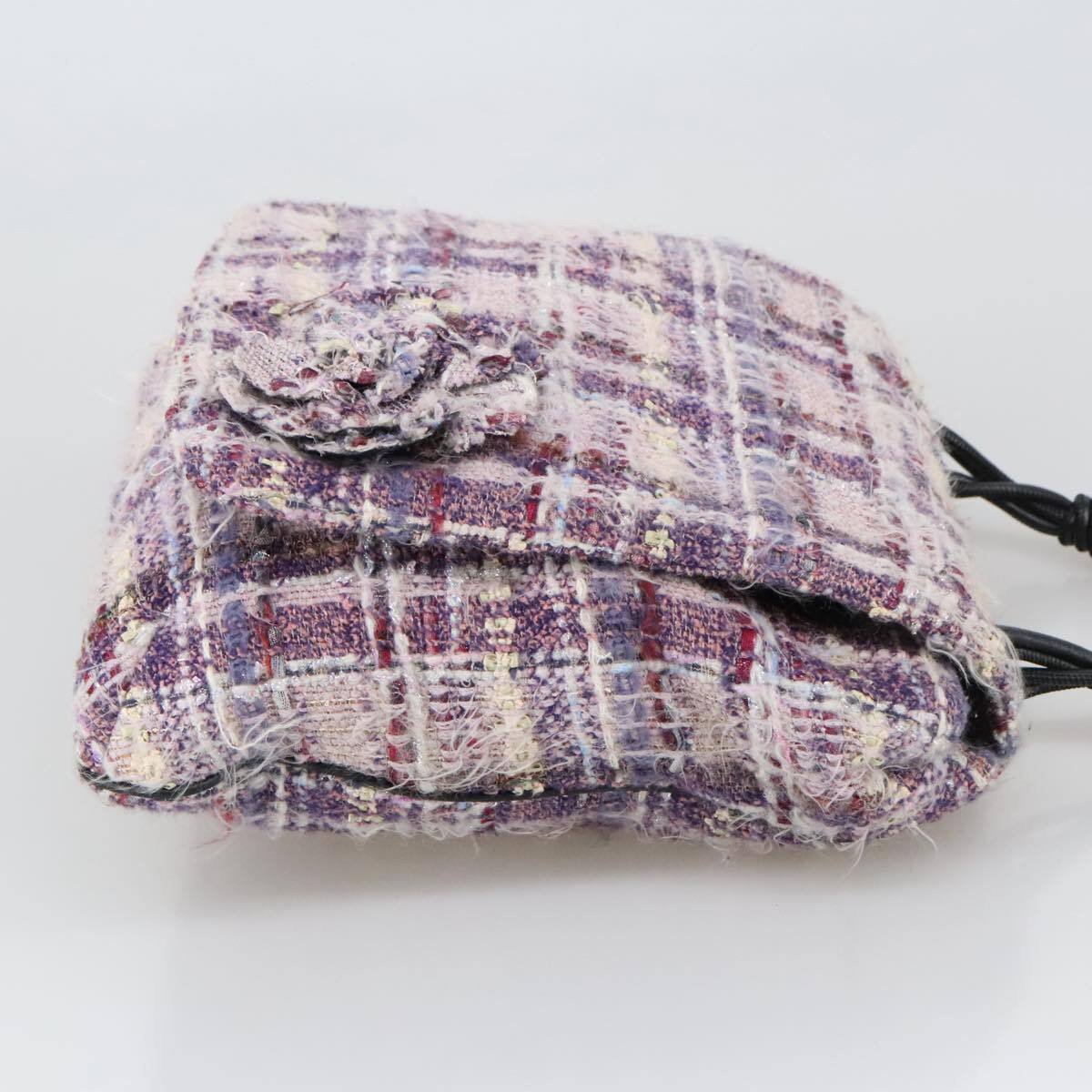 Chanel Chanel Camellia chain bag Canvas Paars