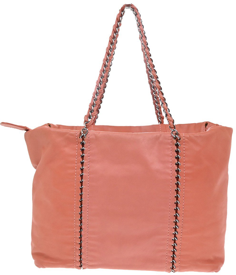 Chanel Chanel Luxe Ligne Zipped Tote Calfskin XL Roze