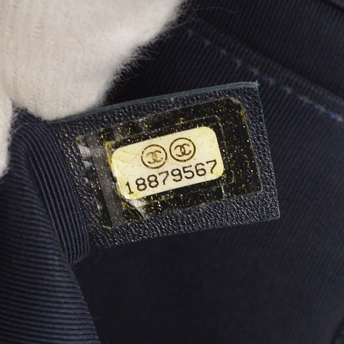Chanel Chanel Boy Flap Bag Cube Embossed Lambskin New Medium Navy