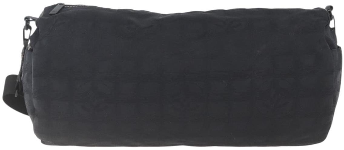 Chanel Chanel Travel Line Boston Bag Nylon Mini Zwart