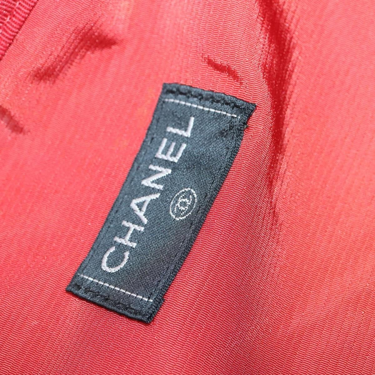 Chanel Chanel Travel Line Garment Bag Printed Nylon Zwart