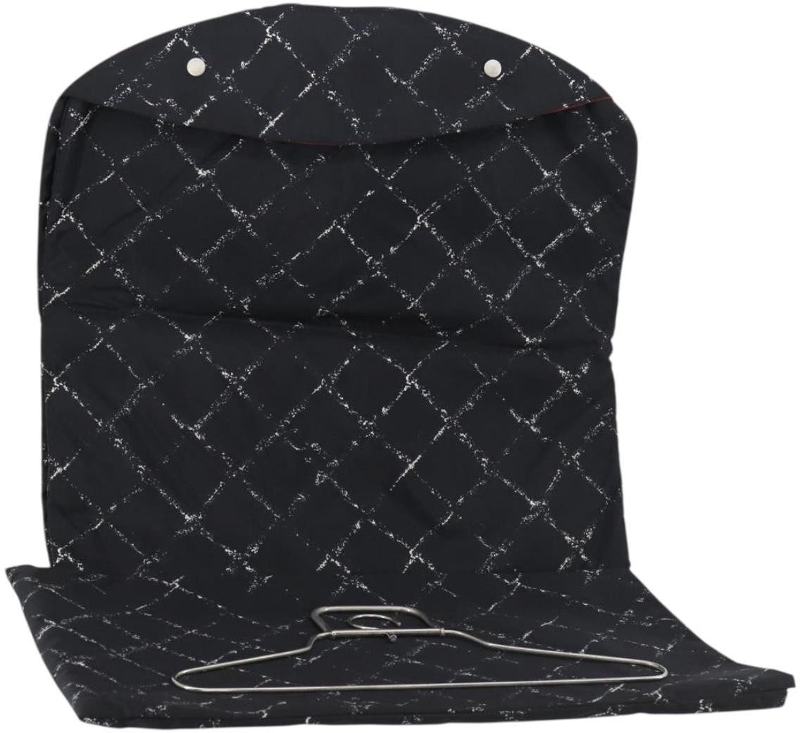 Chanel Chanel Travel Line Garment Bag Printed Nylon Zwart