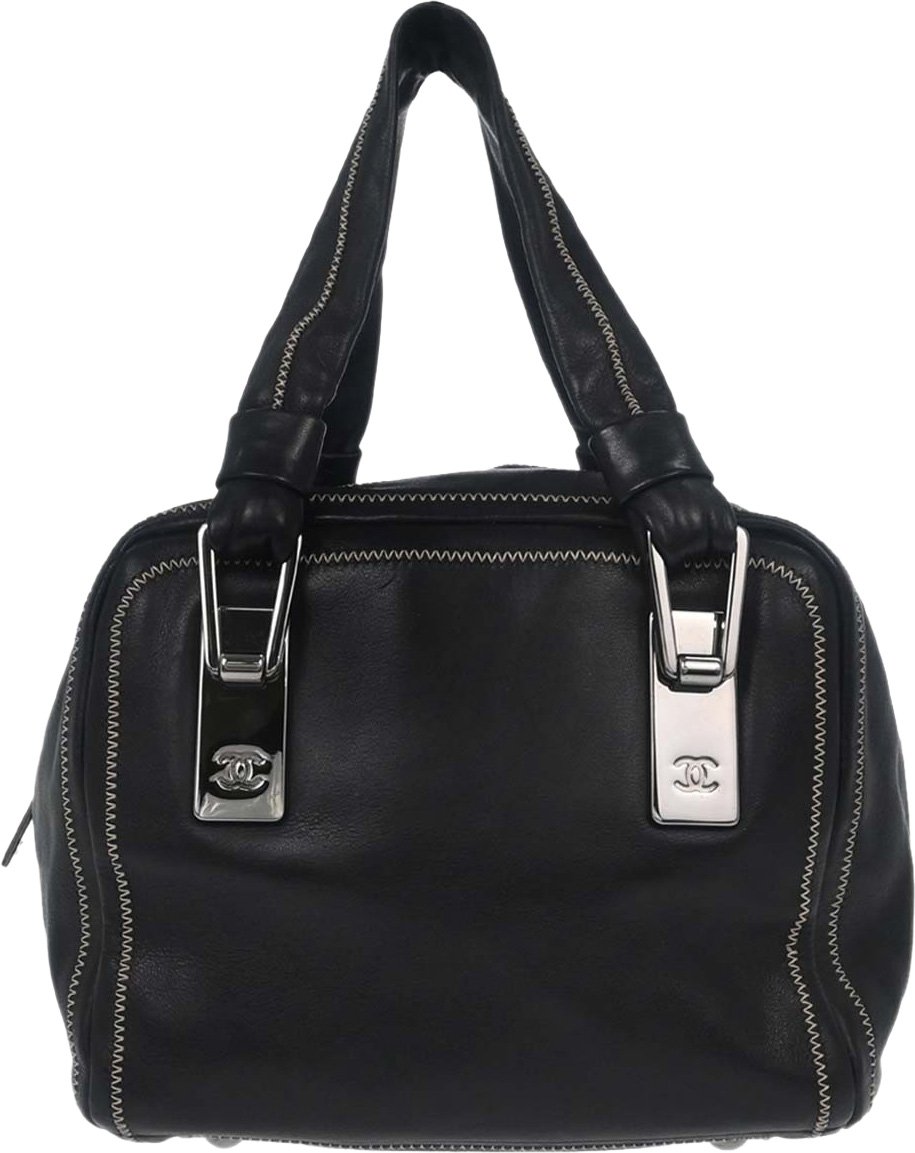 Chanel Chanel CC Bowler Leather Zwart