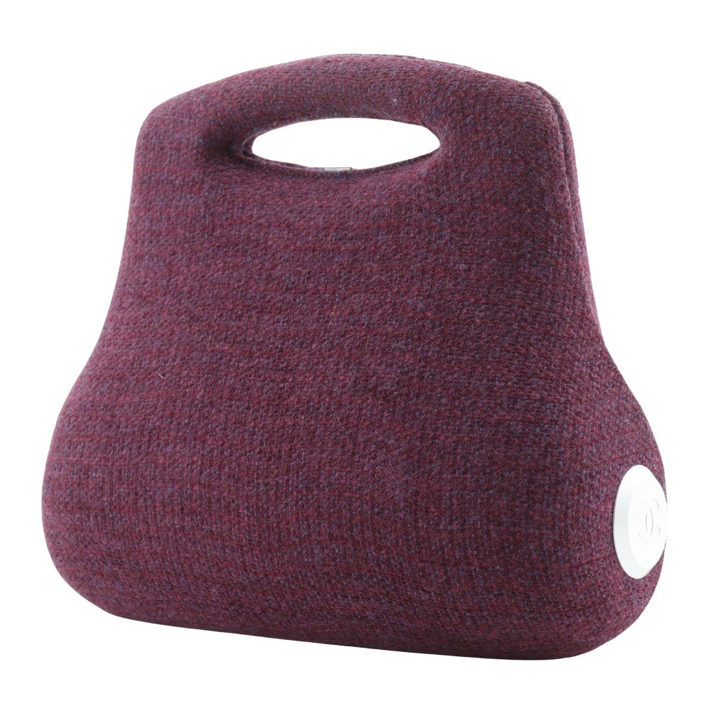 Chanel Chanel Vintage Millennium Waist Bag Tweed Medium Paars