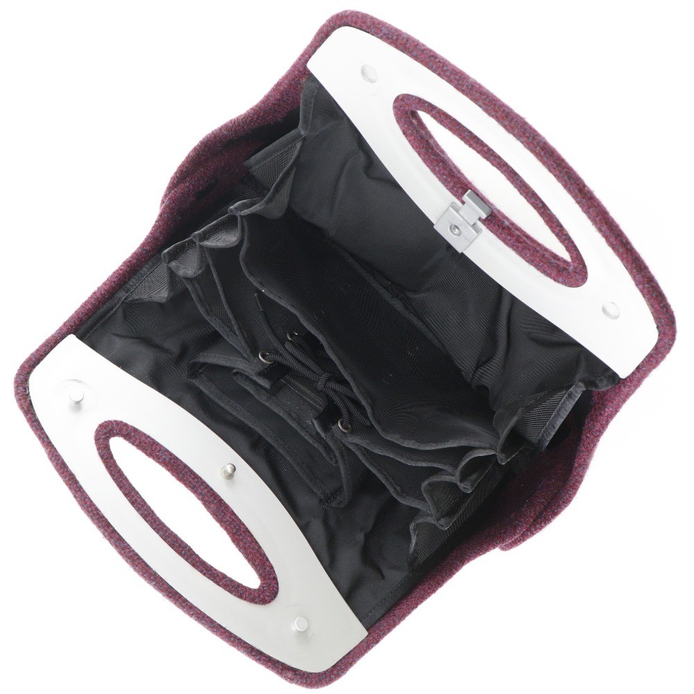 Chanel Chanel Vintage Millennium Waist Bag Tweed Medium Paars