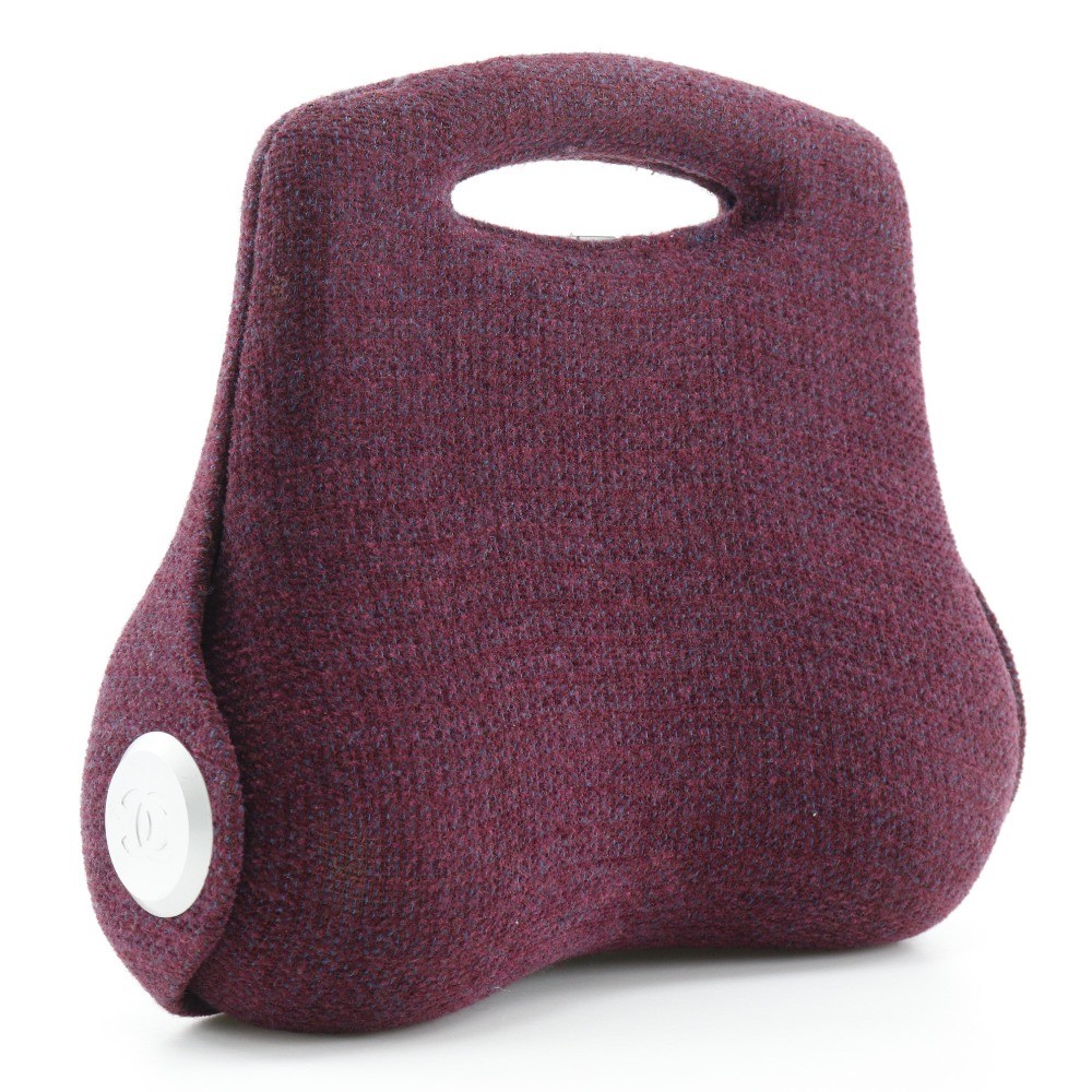 Chanel Chanel Vintage Millennium Waist Bag Tweed Medium Paars