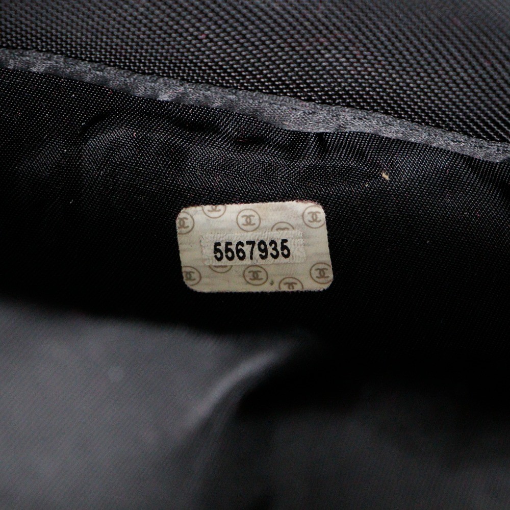 Chanel Chanel Vintage Millennium Waist Bag Tweed Medium Paars