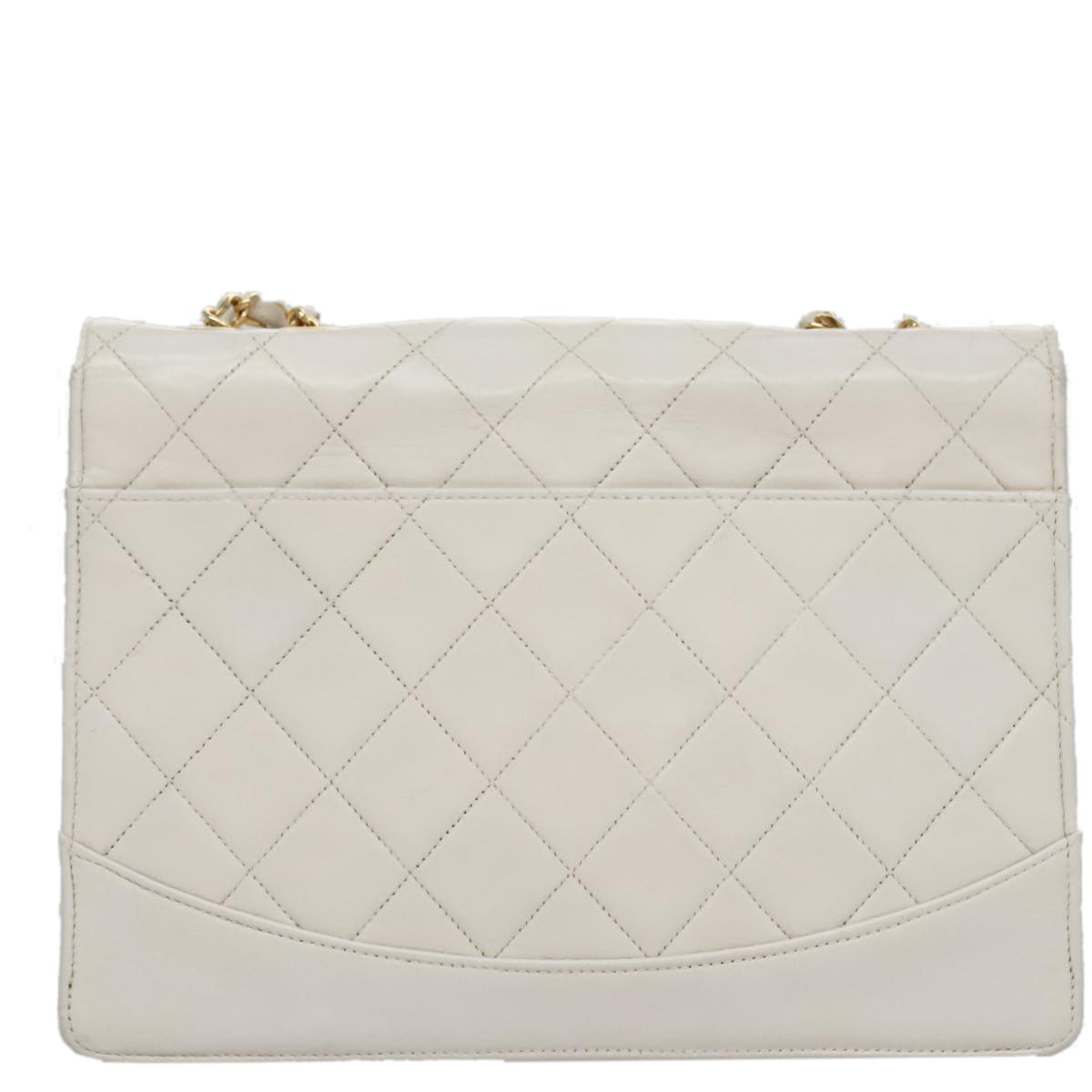 Chanel Chanel Flap Clutch Shearling Small Wit