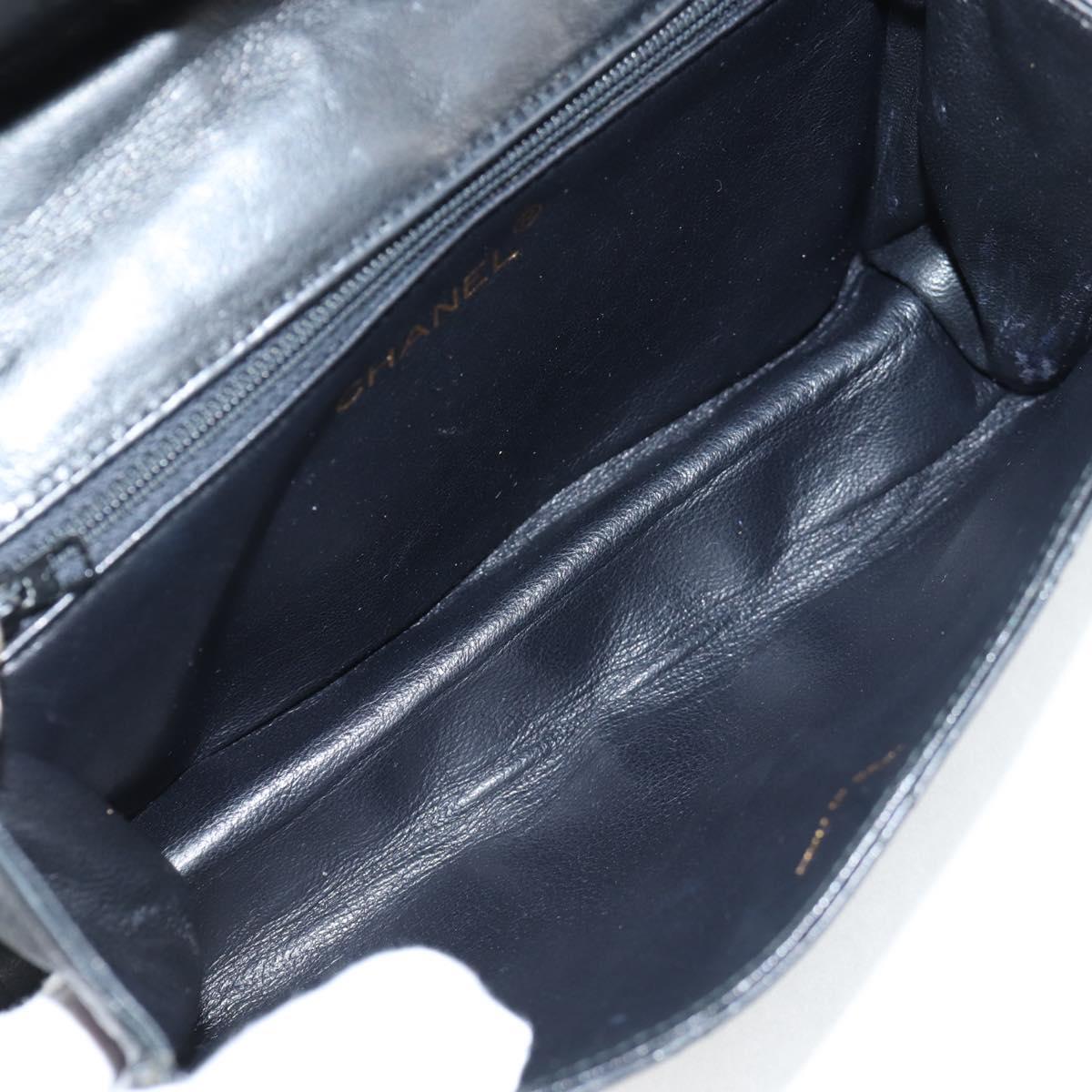 Chanel Chanel Vintage Tassel Flap Bag Leather Zwart