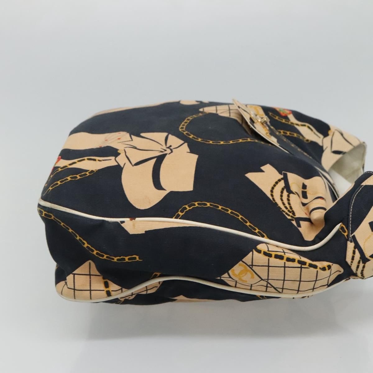 Chanel Chanel Mademoiselle Tote Canvas Navy