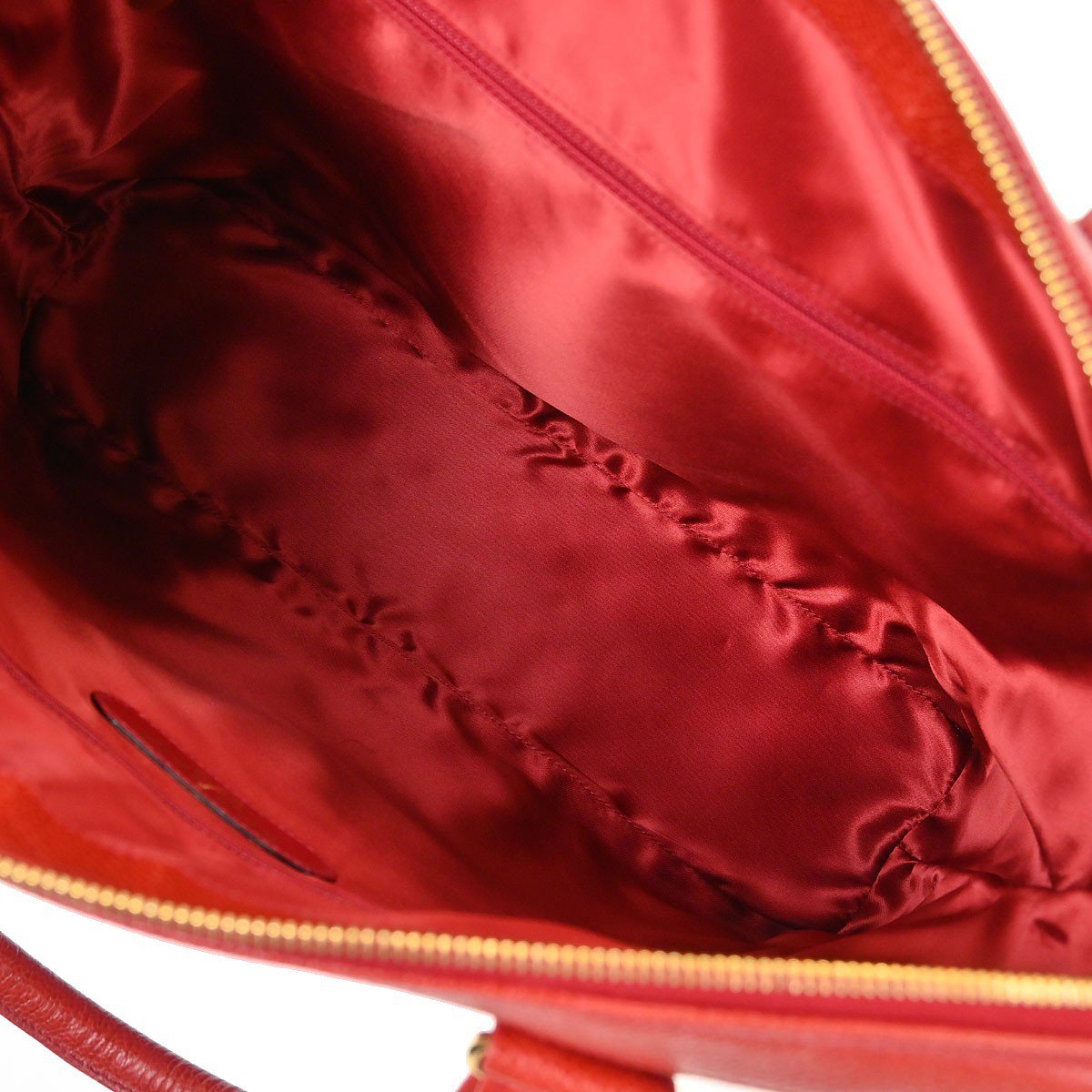 Chanel Chanel Vintage CC Front Pocket Briefcase Caviar Rood