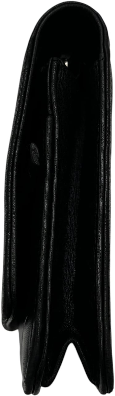Chanel Sweet Camellia Wallet on Chain Quilted Lambskin Zwart