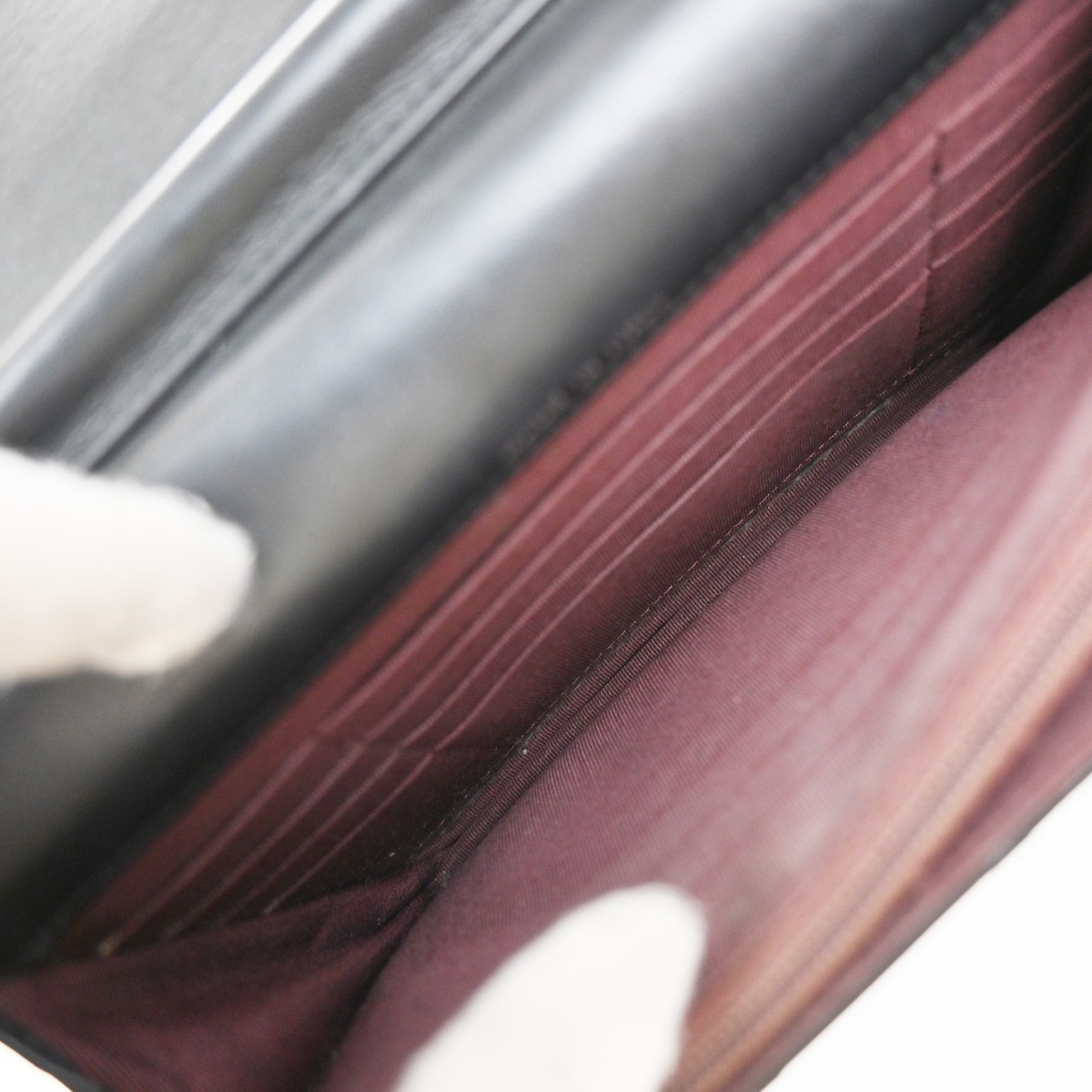 Chanel Chanel So Black Reissue 2.55 Wallet on Chain Quilted Aged Calfskin Zwart