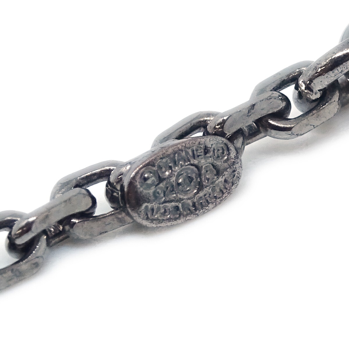 Chanel Chanel Square CC Pendant Resin Zwart