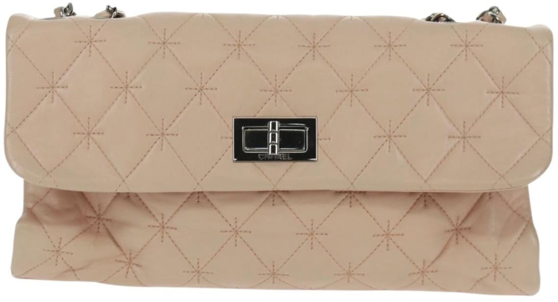 Chanel Chanel 2.55 Shoulder bag Leather Roze