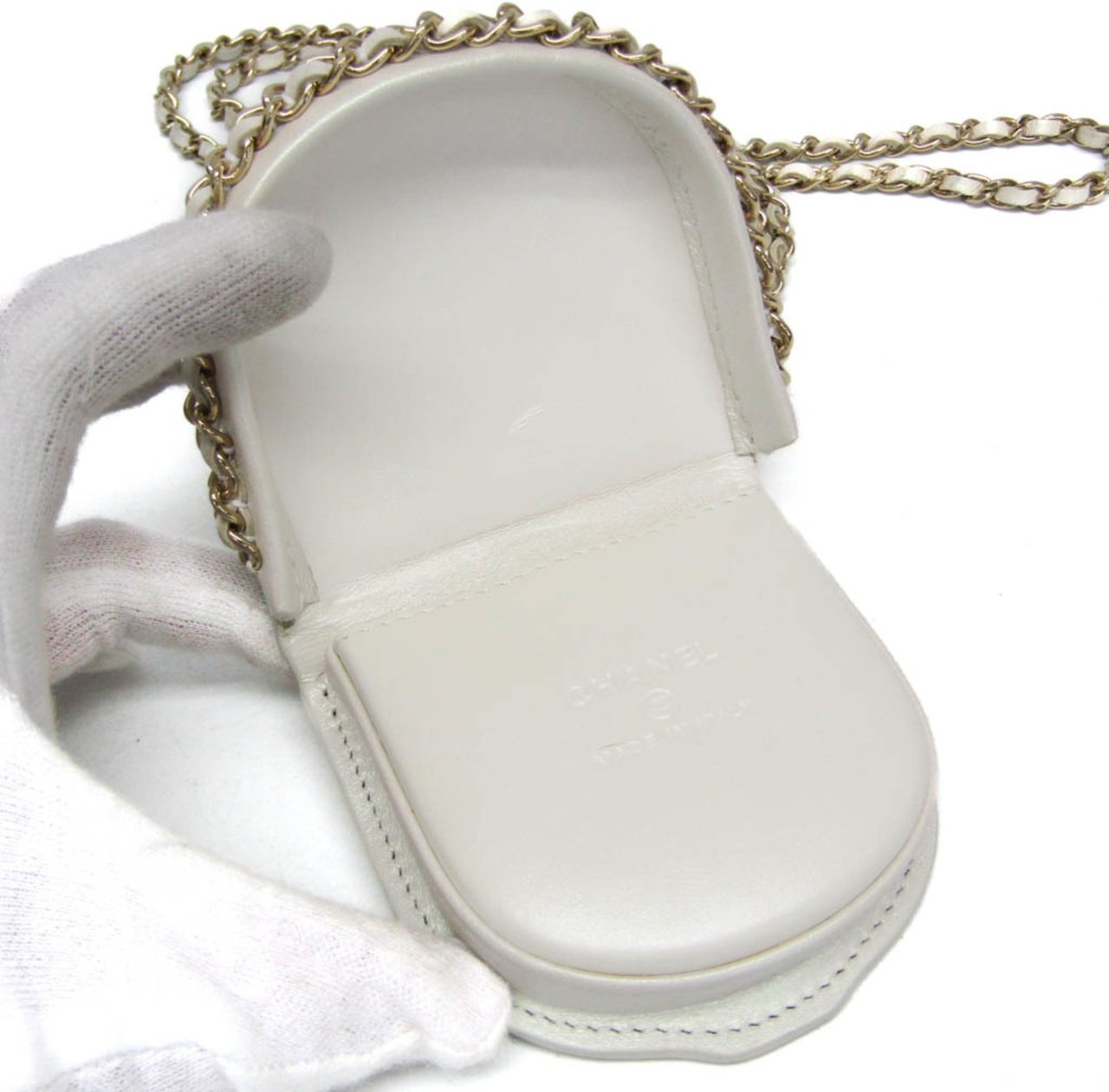Chanel Chanel Chain Around Coin Purse with Chain Quilted Caviar Mini Wit
