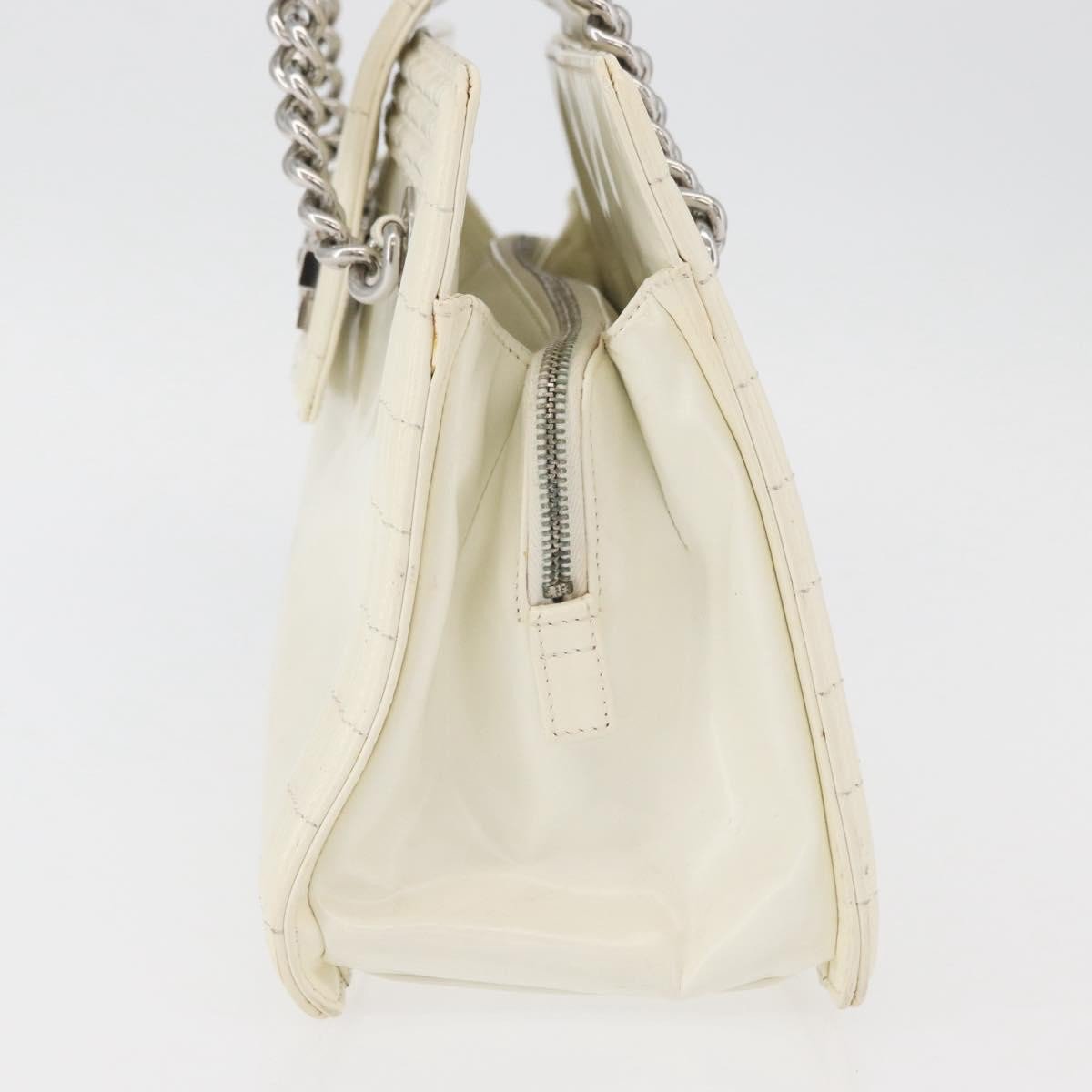 Chanel Boy Tote Glazed Calfskin Small Wit