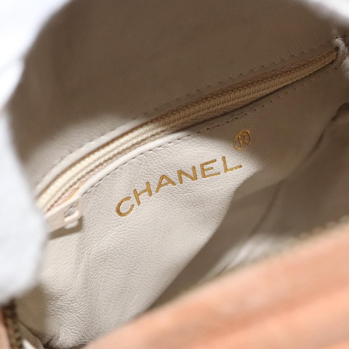 Chanel Chanel Coco Charm Wristlet Pouch Multicolor Canvas Medium Oranje